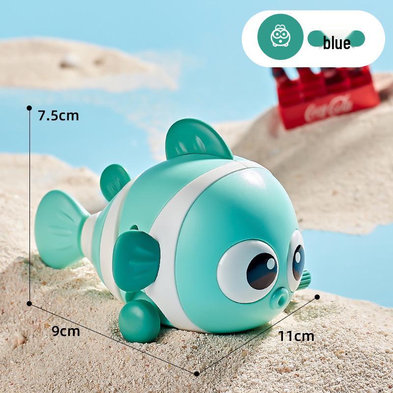 Infant & Toddler Wind-up Caterpillar and Clownfish Rocking Toy - Educational Baby Toy