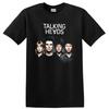 Talking Heads Rock Music Poster Art T Shirt W/ Four Portraits Graphic Band Tee