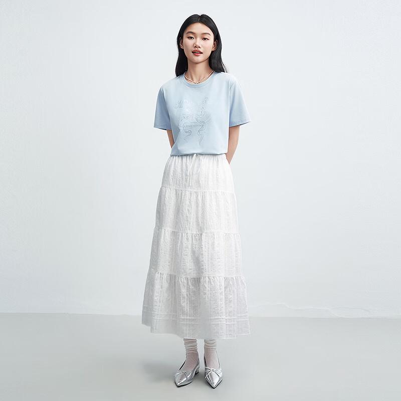 Ledin Cooling Bowknot Graphic T-Shirt