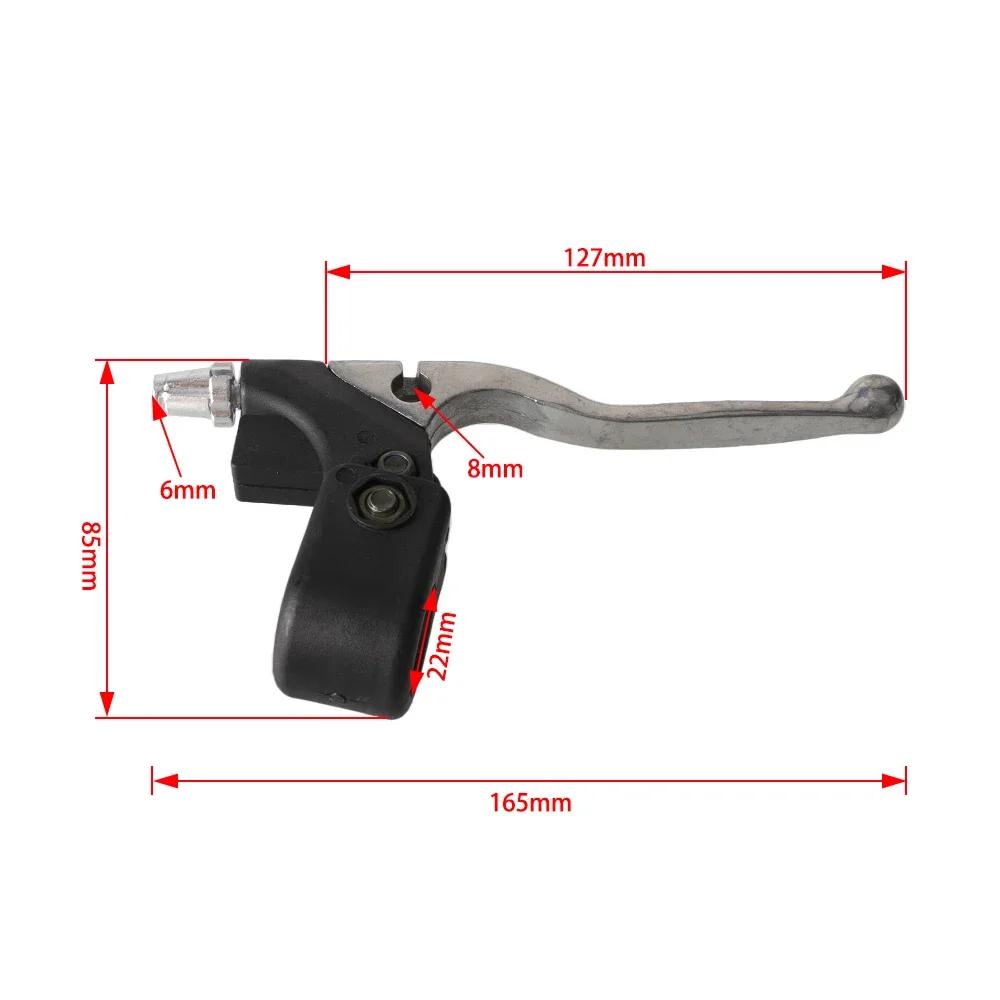 1 Pair Motorcycle 7/8'' 22mm Left/Right Brake Lever For 47cc 49cc 2 Stroke Pocket Dirt Bike Moped Gas Scooter Mini Moto Parts