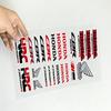 FOR HONDA CBR500R Waterproof Reflective Motorbike Stickers Easy Peel Removable Decals for Motorcycle Car