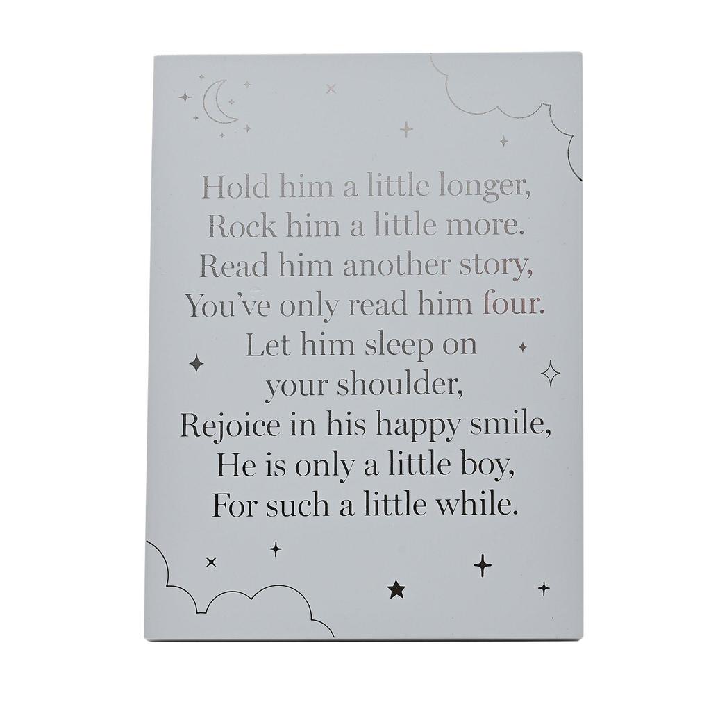 Bambino Little Boy Plaque