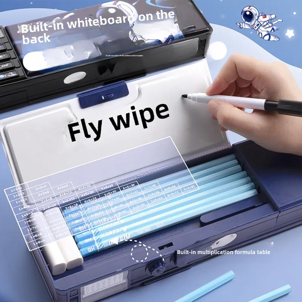 Large Capacity Pencil Case Double Password Convenient Storage For Office Pencil Case For Office