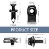 35PCS Engine Under Cover Splash Shield Guard Body Bolts Screws, Front Bumper Fender Liner Push Retainer Fastener Rivet Clips, Fender Clips Auto,