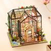 DIY Mini Doll House Kit 3D Puzzle Assembly Building Model Toys Home Bedroom Decoration Wooden Crafts Dollhouse Christmas Gifts
