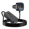 76W New USB Car Charger PD Fast Charging 20W Rear Seat TYPE C Car Charging QC3.0 Rear Expansion with Cable