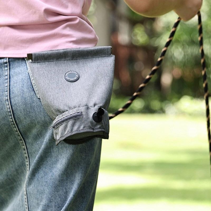 Pet Poop Bag Holder Waterproof Fabric Dog Poop Bag Dispenser Outdoor Walking Poop Bag Dispenser for Dog Training Running