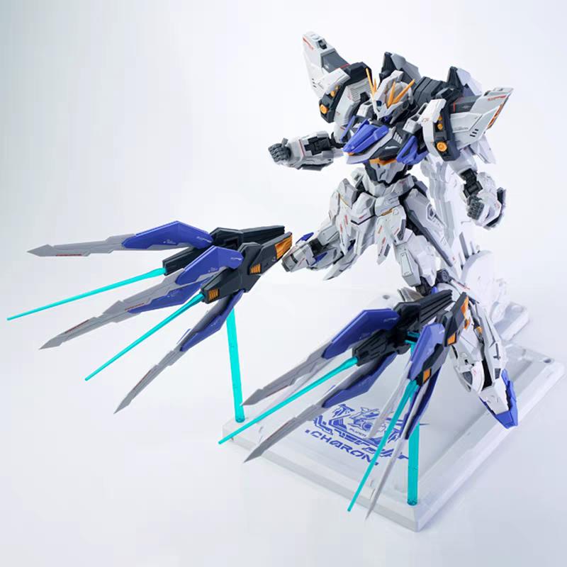 Charon Mecha Robot Building Blocks Alloy Skeleton MG 1:100 Scale Full Action Plastic Kit Assemble Model Gifts For Children