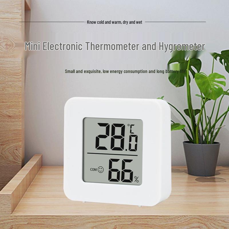 High-Precision Wall-Mounted Digital Thermometer & Hygrometer for Baby Rooms