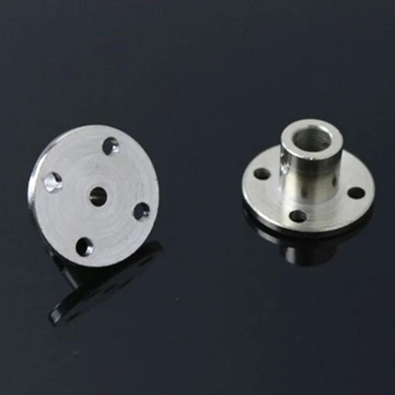 6pc 3/3.17/4/5/6/7/8/10/11/12mm Rigid Flange Coupling Motor Guide Shaft Coupler Motor Connector Shaft Axis Bearing Fittings
