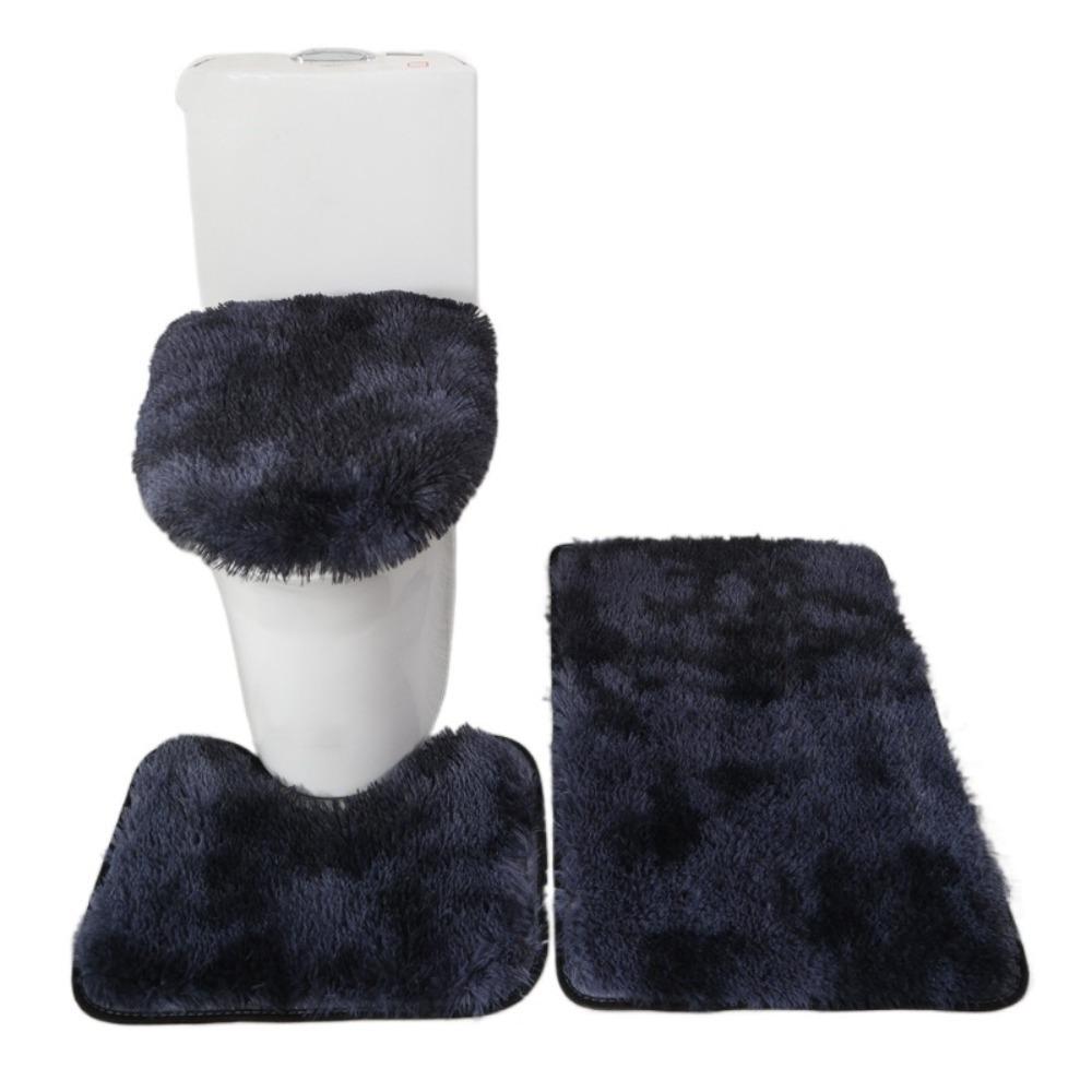 3pcs Anti Slip Floor Mat Absorbent Toilet Cushion Toilet Pad Toilet Cover  Living Room