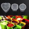25Pcs 25ml/27ml/45ml Disposable Plastic Takeaway Sauce Cup Containers Food Box with Hinged Lids Small Pigment Paint Box Palette