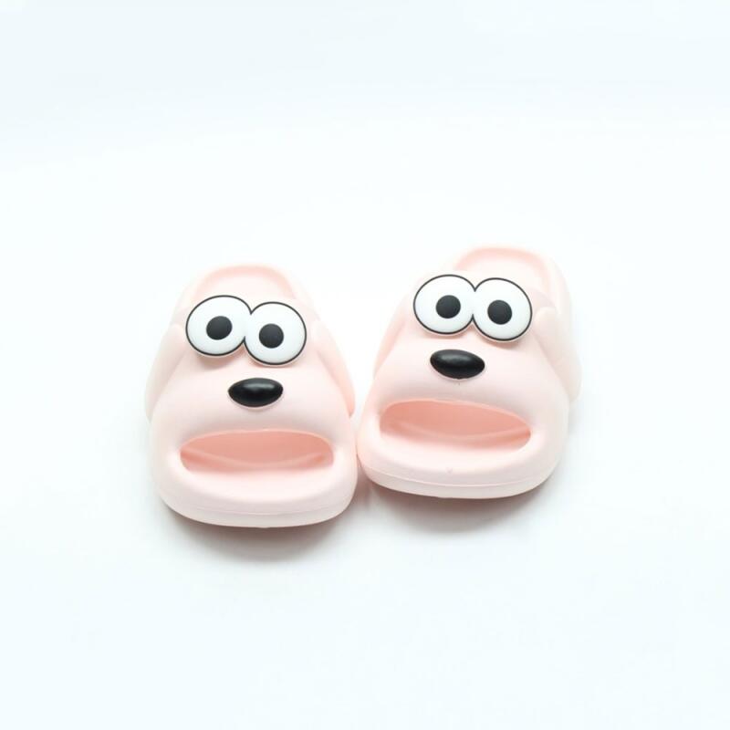 Cute puppy character indoor slippers Yellow