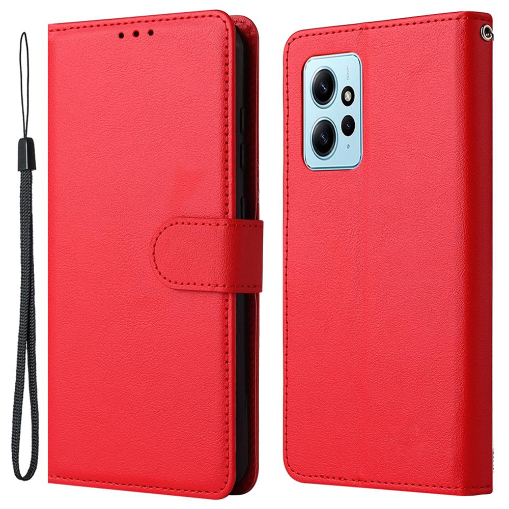 For Xiaomi Redmi Note 12 4G Full Protection Case PU Leather Flip Design Phone Cover