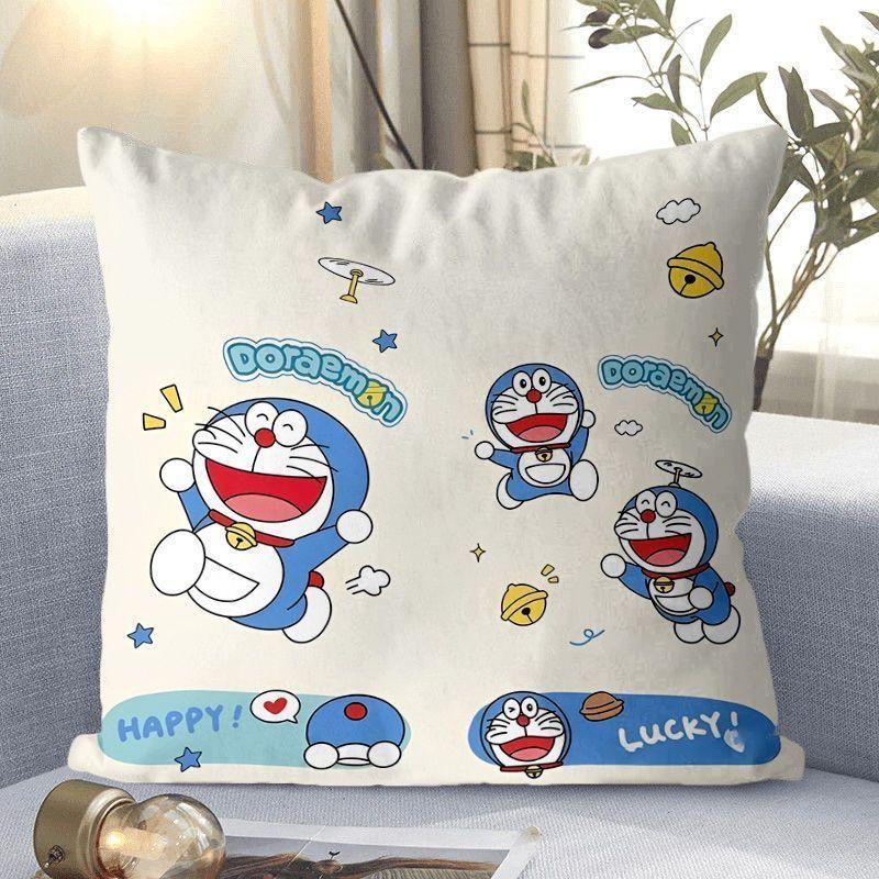 Doraemon Cartoon Doraemon Blau Dicklich Klingelkatze Kissenbezug Sofakissen Sitz Lendenkissen