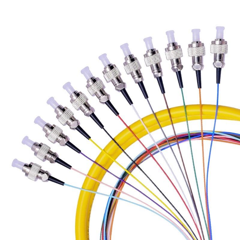 SNIT SN-FC12-SM Telecomkwaliteit 12-aderige FC Single-Mode Glasvezel Pigtail