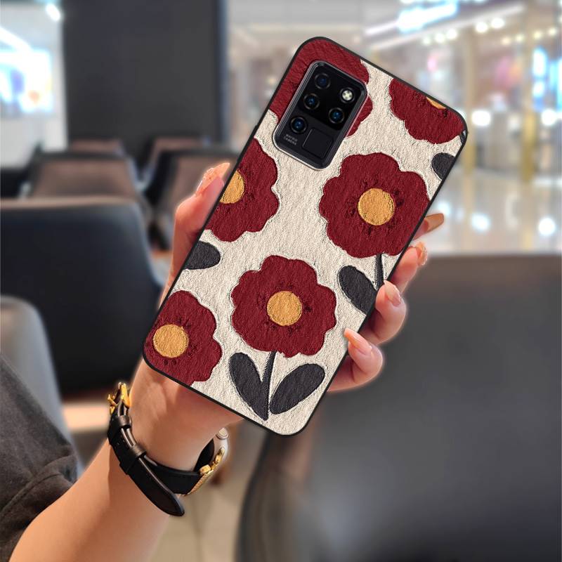 

Задня кришка М який чохол Чохол для телефону Для Oukitel C21 Чохол для телефону квітка TPU Захисний Брудостійкий Силіконовий Мультяшний Милий Oukitel C21