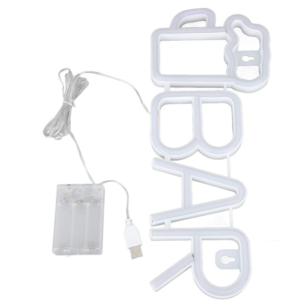 USB or Battery Powered LED Neon Sign Beer Bar Shaped LED Sign High Safety Neon Sign Bar