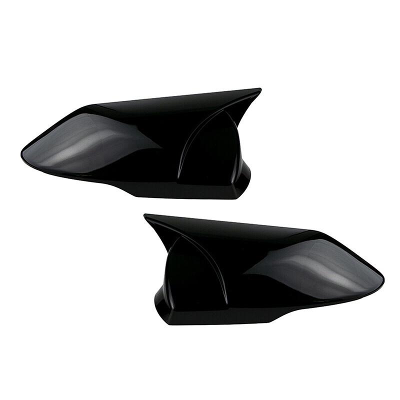 Glossy Black Fits Hyundai Elantra 2021 2022 Exterior Rear View Mirror Trim Cover