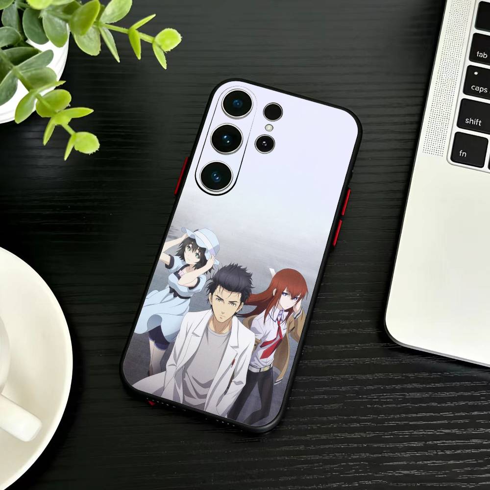 G-Rintaro V-Okabe STEINS GATE  Phone Case For Samsung S26,S25,S24,S23,S22,S21,S20,Plus,Fe,Lite,Others Black Cover