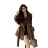 Fur Jacket New Long Fur Integrated Imitation Fox Hair Mink Coat Winter
