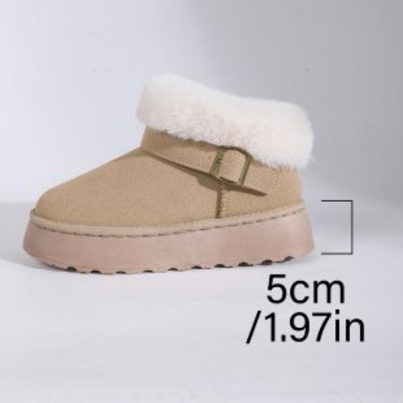 

Женские зимние меховые сапоги с плюшевой подкладкой, с одним стременем для стопы, теплые, холодостойкие, легкие, для пеших прогулок, водонепроницаемые, нескользящие, с пушистым голенищем, зимние сапоги, хлопковая обувь 42