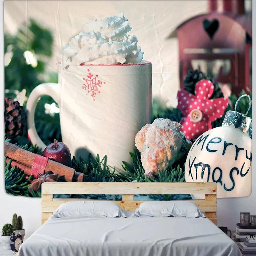 Christmas Tree Snowman Decorative Tapestry Home Living Room Bedroom Wall Decoration