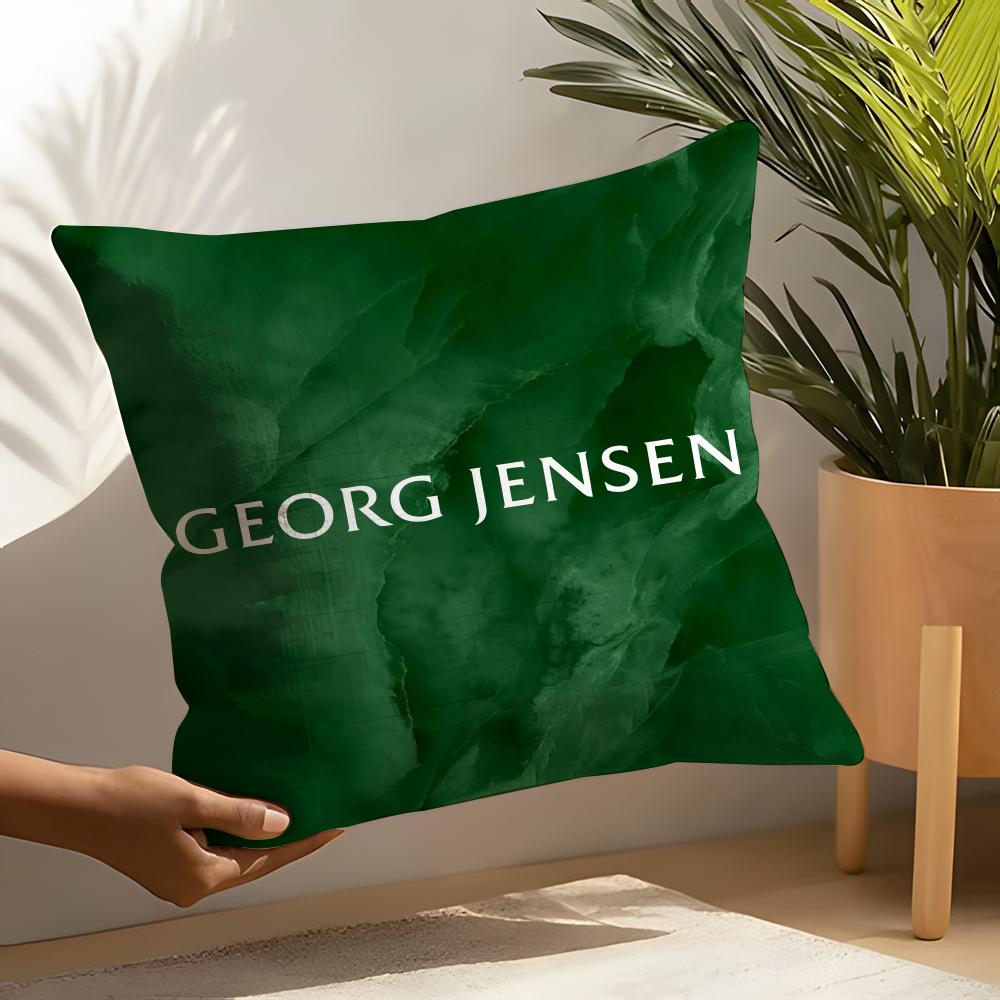 Georg Jensen Pillow Case Linen Cushion Covers For Decorative Sofa Home Pillows Case Car Chair Pillows Cases
