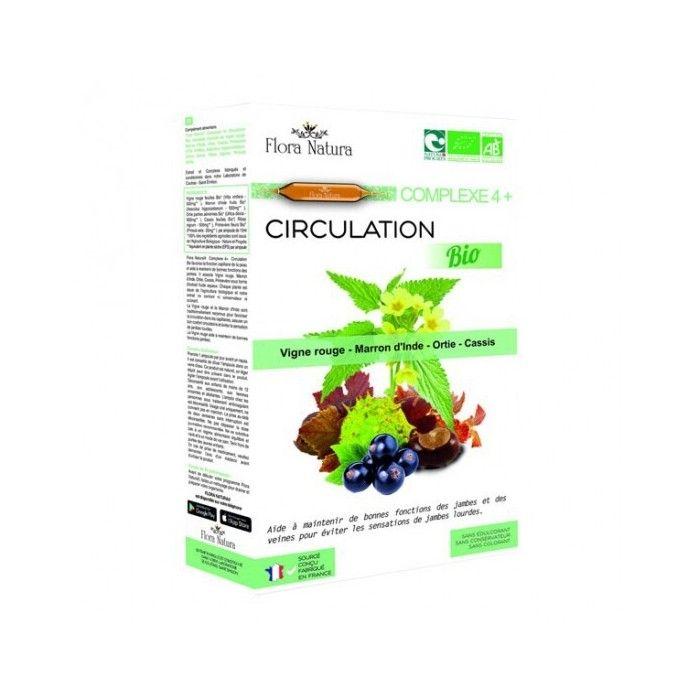 Flora Natura Complexe 4+ Circulation Bio 20 Ampoules