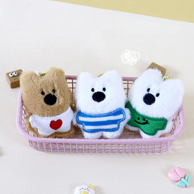 1 Pcs Little Dog Doll Keychain Pendant Plush Doll Keychain Children'S Daily Party Surprise Gift