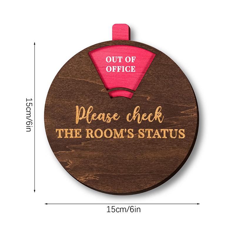  Interesting Do Not Disturb Office Door Hanging Sign Home Model Rotatable Door Sign Wooden Decoration