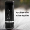 3 In 1 Electric Coffee Maker Leakproof Heat Insulation Portable Coffee Machine for Car Travel Camping Black
