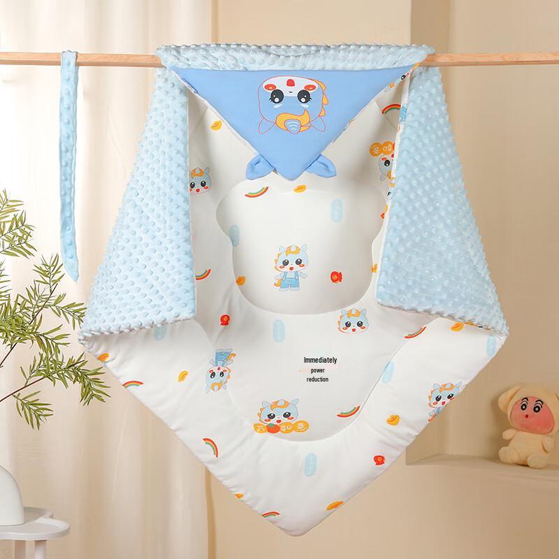 

Детский пеленальный одеяло Brangdy из молочного шелка с точками минки