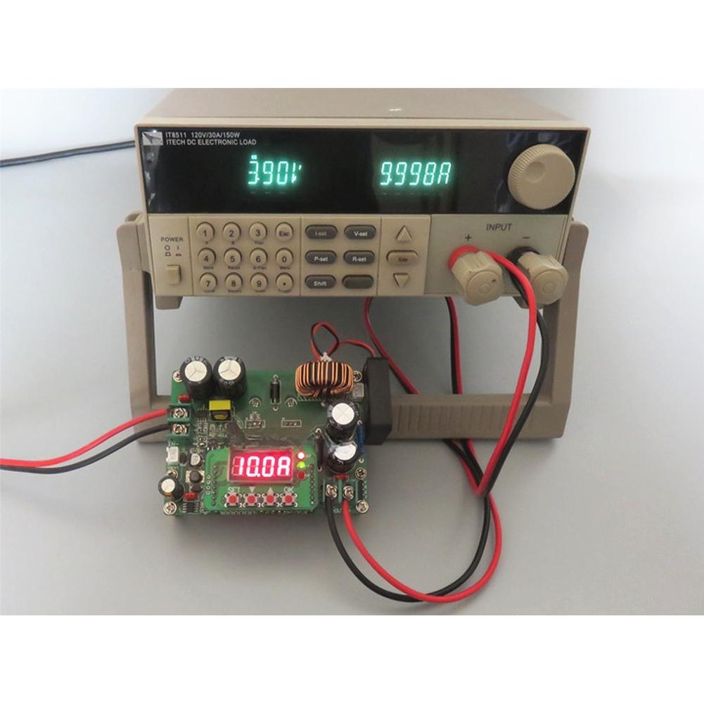 Power supply module with digital stepdown control features lockable preset output and supports input voltage from 10 to 75 volts