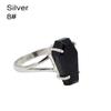 Party Decoration Male and Female Vampire Rings Punk Gothic Style Imitation Zirconium Coffin Ring