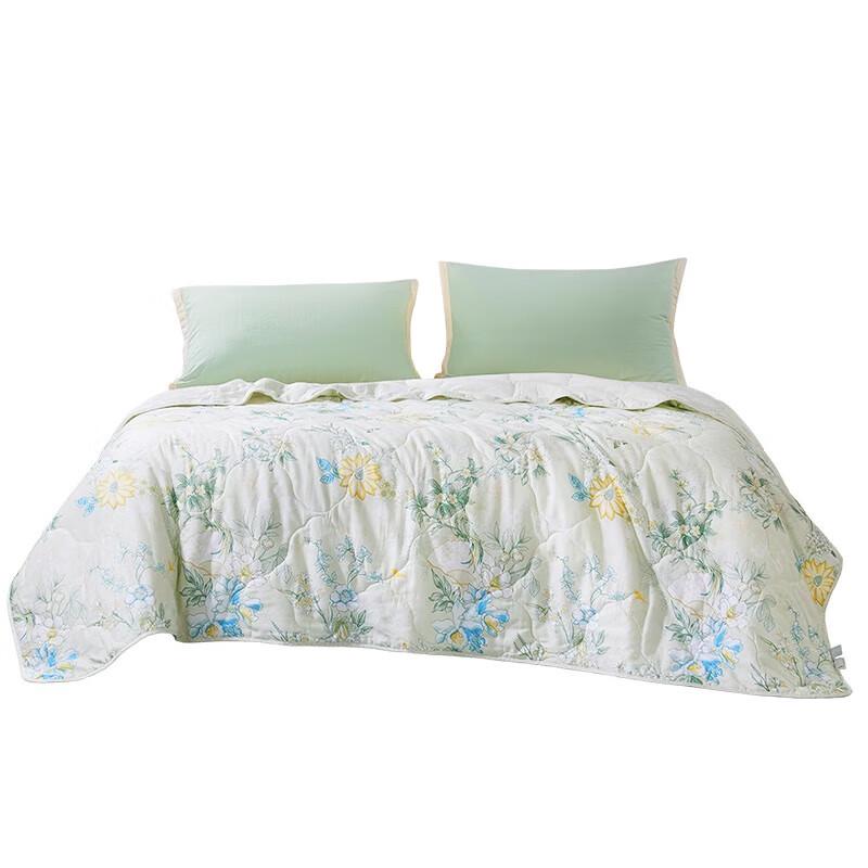 FUANNA Washable Cotton Seven-Hole Summer Quilt