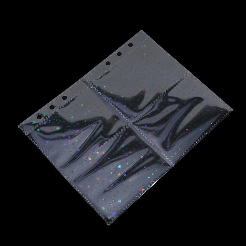 10 Stück Fotoalbum Innenseiten A5 4 Fächer Star-Chasing Binder Fotokartenhalter Einlage Idol Karten Sammelbuch Innenseite