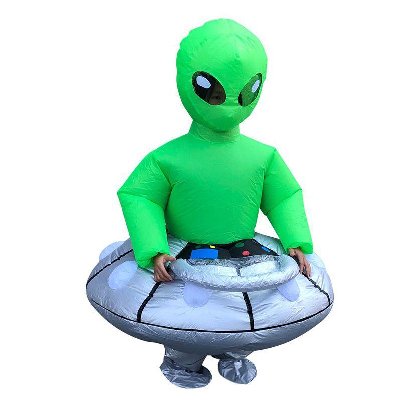 

Костюм надувной инопланетянин Рождество Смешной маскарадный костюм Наряд Косплей ET UFO