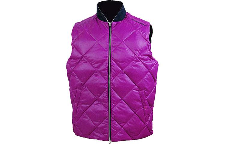 Converse Down Vests Men s Purple Stand Collar Moderate Other 10019457-A01 XS