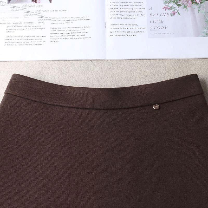 Elegant High Waist A-line Skirt - Autumn/Winter 2025 Collection