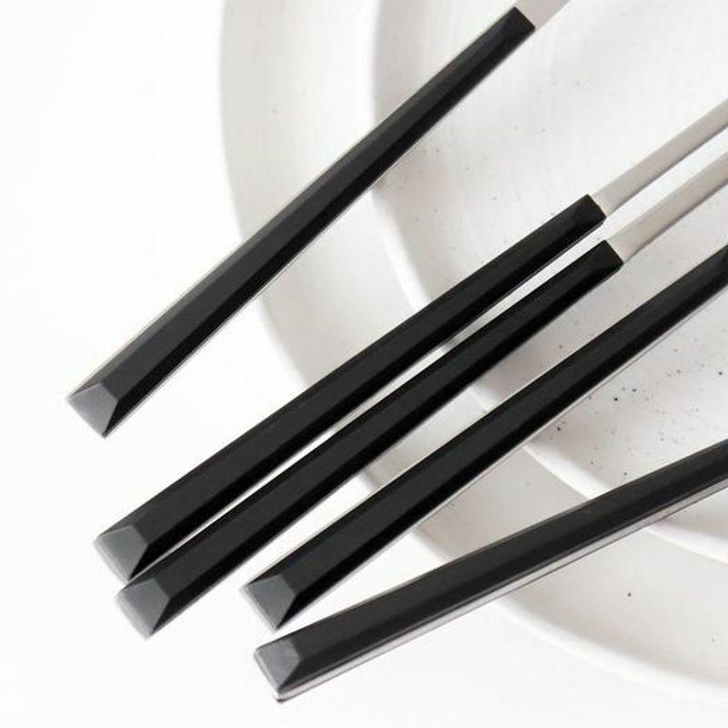 Kamomekitchen Charmant Cutlery Black