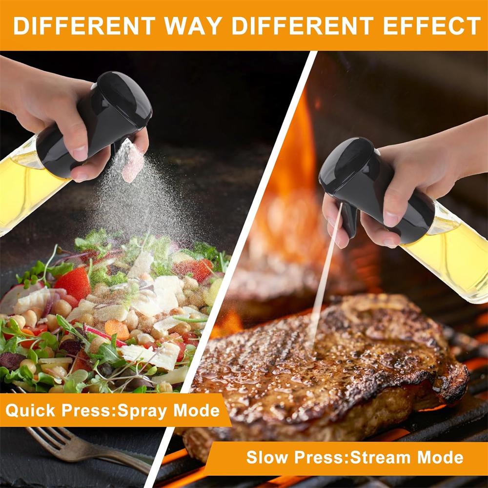 Kitchen Oil Atomiser Olive Oil Spray BottleSprayer for Cooking Outdoor GrillingSprays Cooking Sauces and Vinegar Varieties