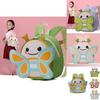 Adorable Cartoon Nylon Backpack For Toddlers Lightweight And Comfortable Design