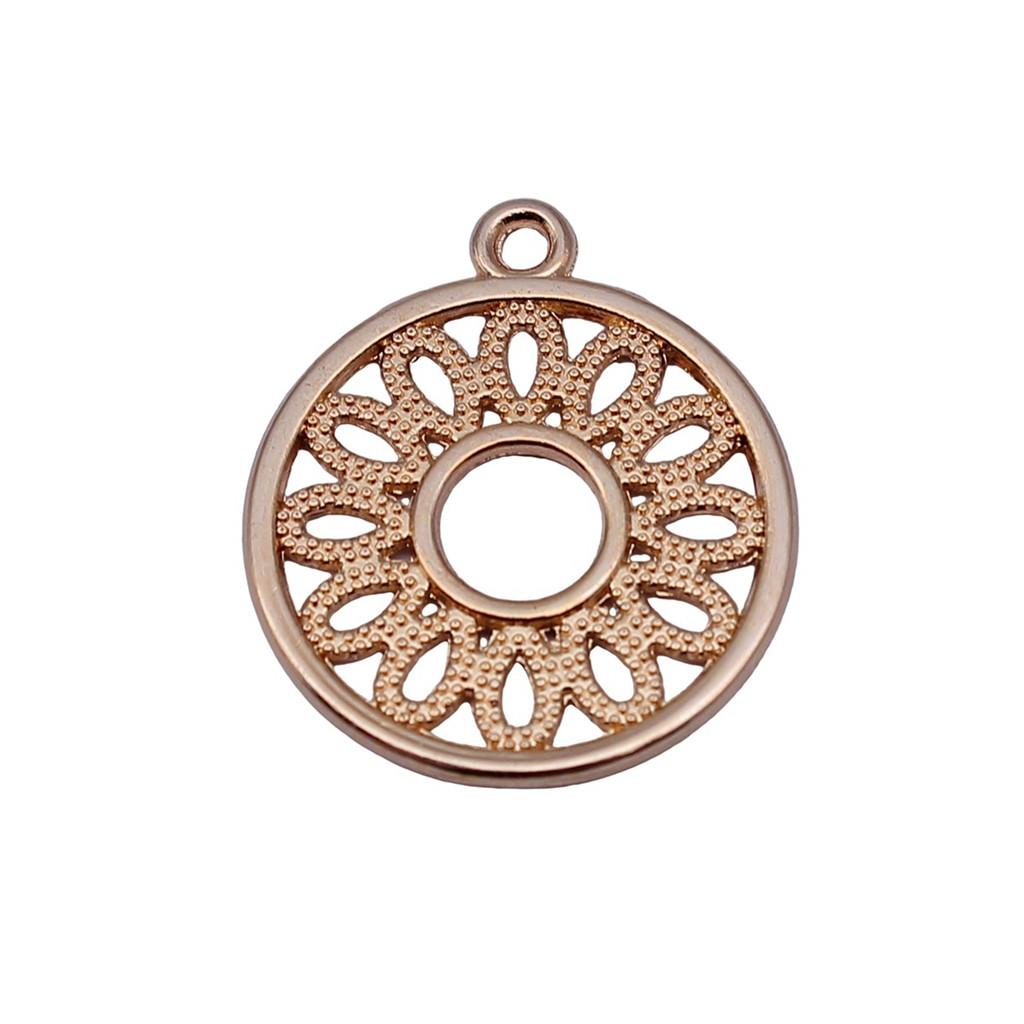 Flowers Of Life Charms Vintage Alloy Pendants For Nature Inspired Jewelry Making