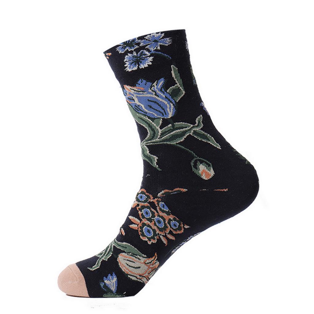 Hot Selling Colorful Funny Novelty Socks Men Women's Art Painting Printing Crew Socks Autumn and Winter Cotton Sports Socks
