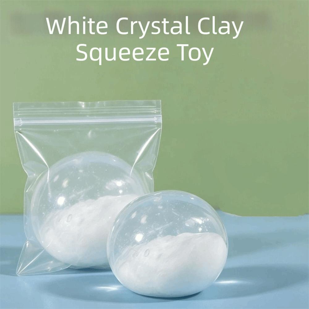 Transparent Crystal Ball Squeeze Toy Colorful Sensory Fidget Toy Slow Rising Ball Children Gifts