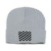 Hat Men's Autumn and Winter Cycling Pullover Hat Warm Fleece Ski Wool Ear Protector Hat Striped Knitted Hat Men's