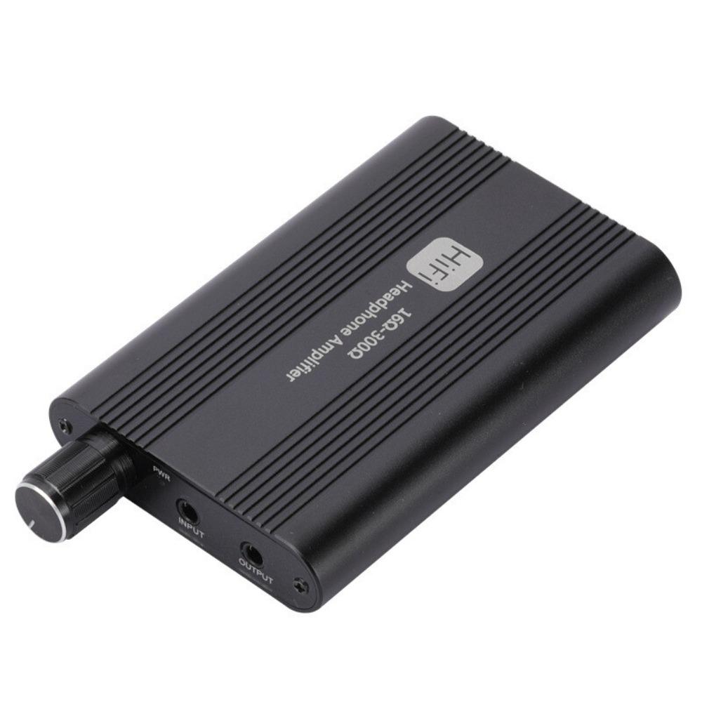 Portable HiFi Headphone Amplifier Amp 3.5mm Headset Amplifier Two-Stage GAIN
