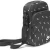 Nike Polyester Shoulder Bag, Crossbody Bag Regular Unisex Black Casual DM2163-010