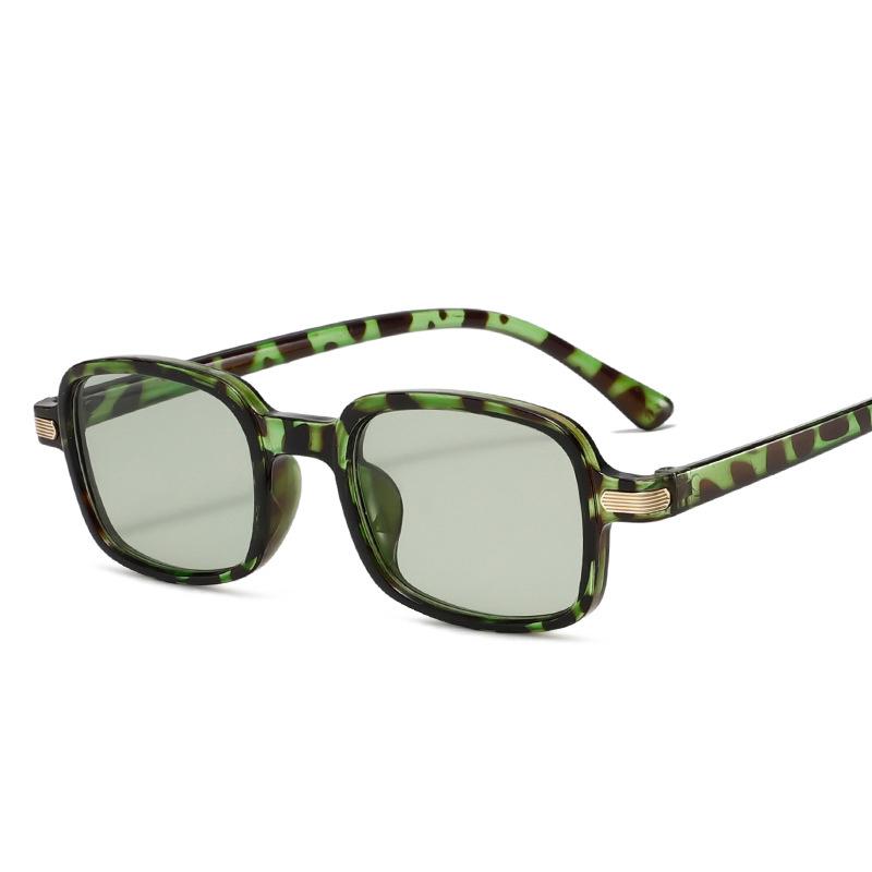 New Vintage Square Sunglasses Women Men Brand Rectangle Sun Glasses Female Oval Eyewear Oculos De Sol for Male Female Eyeglasses